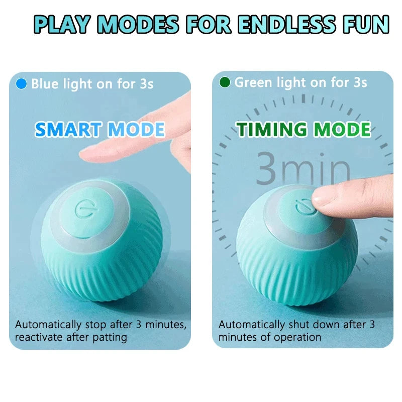 Cat Interactive Ball Smart Cat Toys Indoor Automatic Rolling Mac Ball Electronic Interactive Cat Toy Cat Game Accessoriesgi