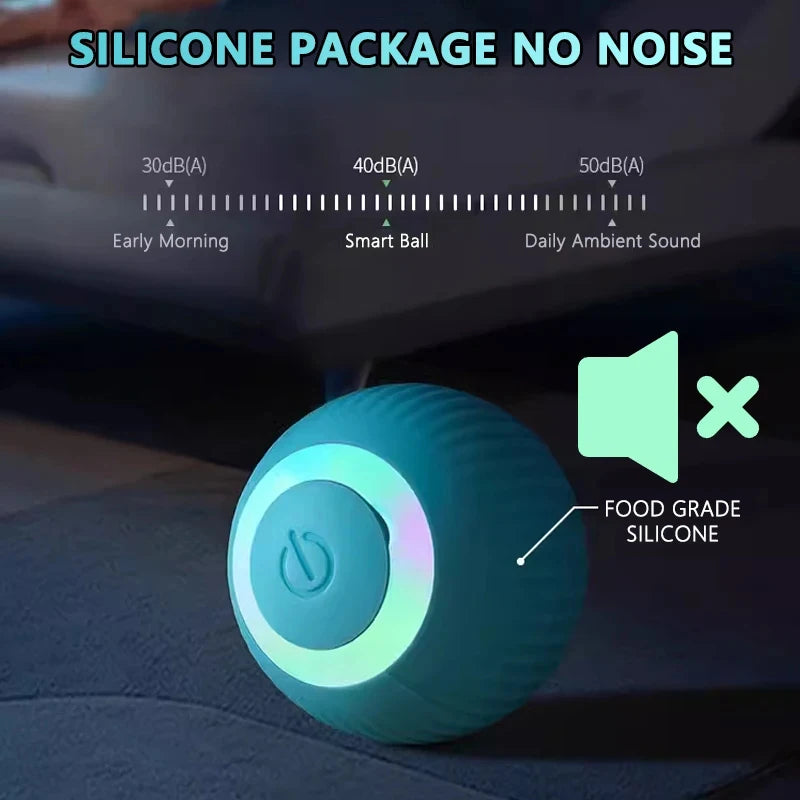 Cat Interactive Ball Smart Cat Toys Indoor Automatic Rolling Mac Ball Electronic Interactive Cat Toy Cat Game Accessoriesgi