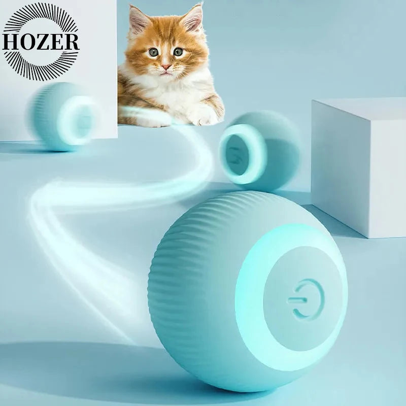 Cat Interactive Ball Smart Cat Toys Indoor Automatic Rolling Mac Ball Electronic Interactive Cat Toy Cat Game Accessoriesgi